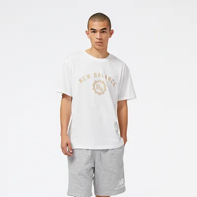 New Balance Koszulka męska New Balance MT31904WT – biała
