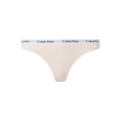Calvin Klein Calvin Klein Underwear Stringi z mieszanki bawełny i elastanu