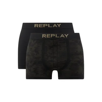 Replay Underwear Replay Underwear Obcisłe bokserki z mikrowłókna w zestawie 2 szt.