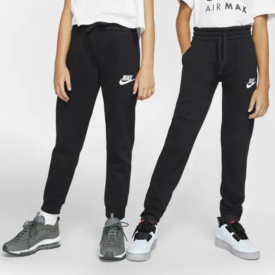 Nike Spodnie dla dużych dzieci Nike Sportswear Club Fleece - Czerń