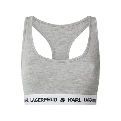 Karl Lagerfeld Karl Lagerfeld Stanik z tyłem o kroju bokserki