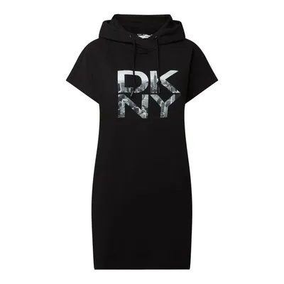 DKNY DKNY PERFORMANCE Sukienka z dzianiny dresowej z kapturem