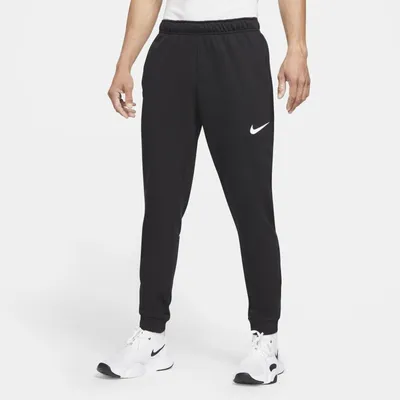 Nike Męskie spodnie treningowe o zwężanym kroju Nike Dri-FIT - Czerń