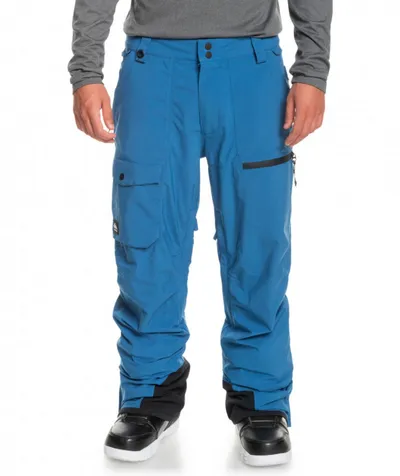 Quiksilver Męskie spodnie narciarskie QUIKSILVER Utility Shell - niebieskie
