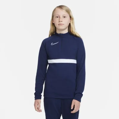 Nike Treningowa koszulka piłkarska dla dużych dzieci Nike Dri-FIT Academy - Niebieski