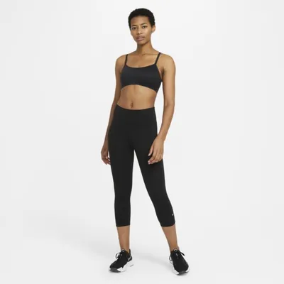 Nike Damskie legginsy typu capri ze średnim stanem Nike One - Czerń