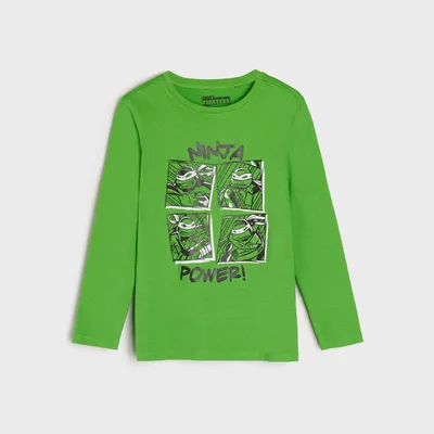 Sinsay Koszulka Turtles - Zielony
