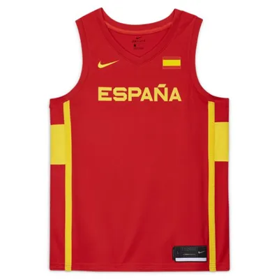 Męska koszulka do koszykówki Nike Basketball Spain Nike (Road) Limited - Czerwony