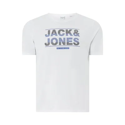 Jack & Jones Plus Jack & Jones Plus T-shirt PLUS SIZE z bawełny model ‘Mount’