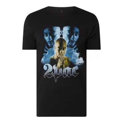 Mister Tee Mister Tee T-shirt z nadrukiem model ‘Tupac Heaven’