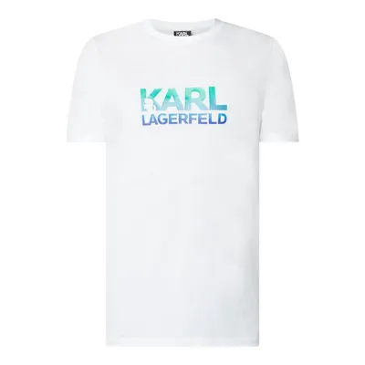 Karl Lagerfeld Karl Lagerfeld T-shirt z nadrukiem z logo