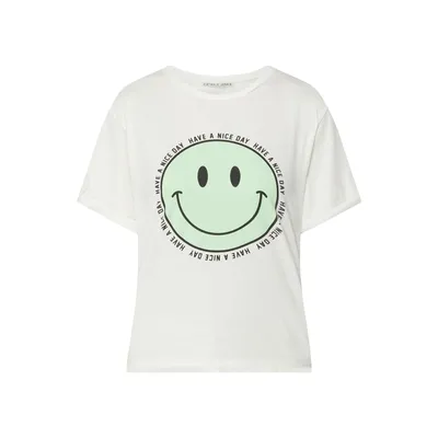 CATWALK JUNKIE CATWALK JUNKIE T-shirt z bawełny ekologicznej z napisem