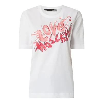 Love Moschino Love Moschino T-shirt z dżerseju slub