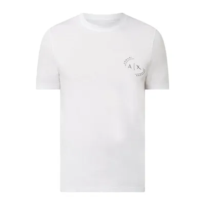 Armani Exchange ARMANI EXCHANGE T-shirt o kroju regular fit z bawełny