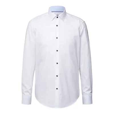 Boss BOSS Koszula biznesowa o kroju regular fit z diagonalu model ‘Gorax’