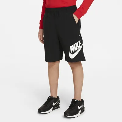 Nike Spodenki z tkaniny dla dużych dzieci (chłopców) Nike Sportswear - Czerń