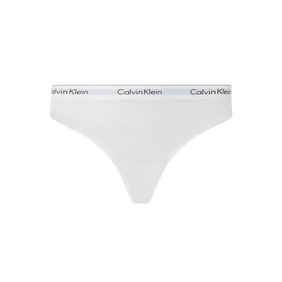Calvin Klein Underwear Calvin Klein Underwear Plus Majtki typu tanga PLUS SIZE z mieszanki bawełny