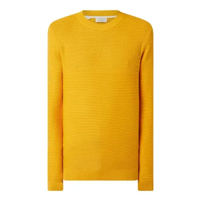 Selected Homme Selected Homme Sweter z bawełny ekologicznej model ‘Conrad’