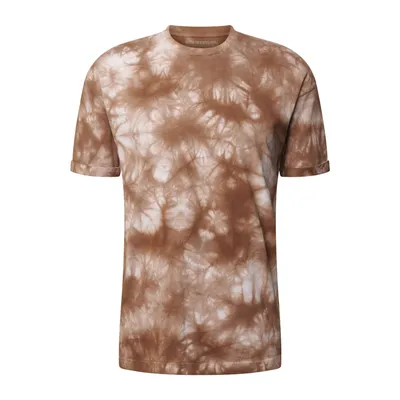 Drykorn Drykorn T-shirt z bawełny z efektem batiku model ‘Thilo’