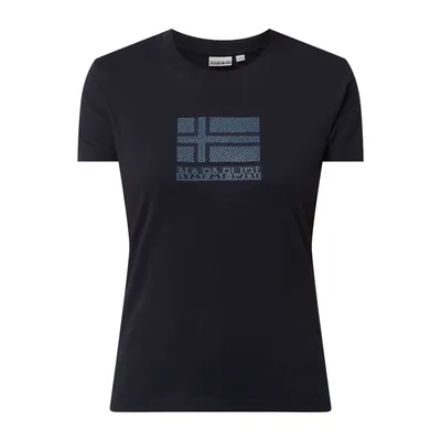 Napapijri Napapijri T-shirt z nadrukiem z logo model ‘Seoll’