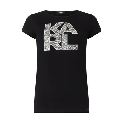 Karl Lagerfeld Beachwear Karl Lagerfeld Beachwear T-shirt z logo