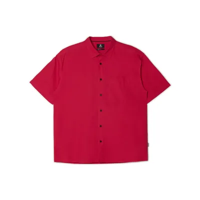 Cropp Czerwona koszula z krótkim rękawem