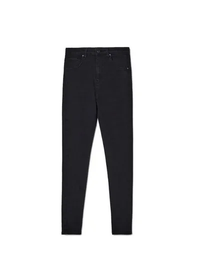 Cropp Czarne jeansy skinny high waist