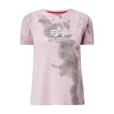 Alpha Industries Alpha Industries T-shirt z efektem batiku