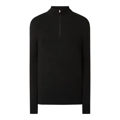 Selected Homme Selected Homme Bluza z kołnierzem z bawełny ekologicznej model ‘Berg’