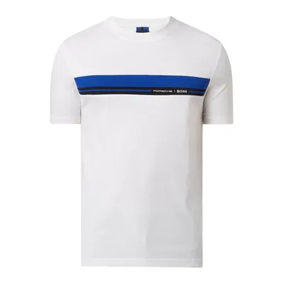 Boss BOSS T-shirt z bawełny model ‘Tiburt’ BOSS x Porsche