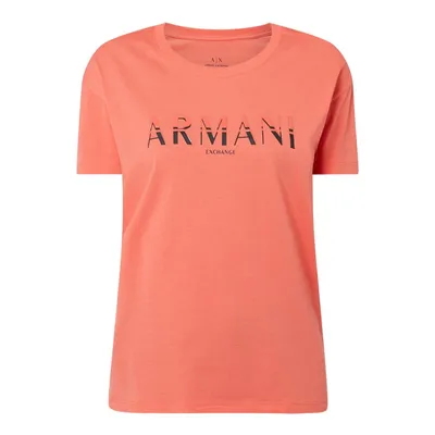 Armani Exchange ARMANI EXCHANGE T-shirt z obniżonymi ramionami