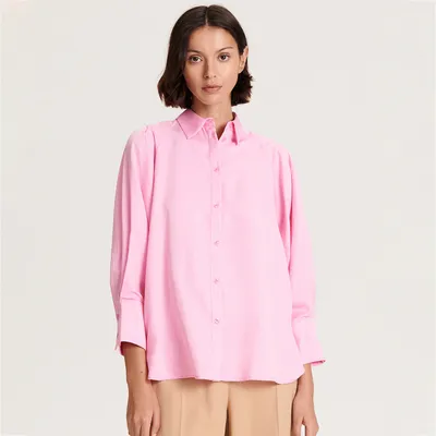 Reserved Koszula oversize - Różowy