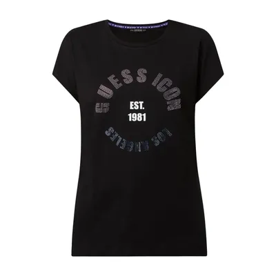 Guess Guess T-shirt z bawełny ekologicznej model ‘Carly’