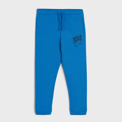 Sinsay Spodnie dresowe jogger - Niebieski