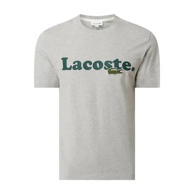 Lacoste Lacoste T-shirt o kroju regular fit z nadrukiem z logo