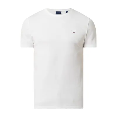 Gant Gant T-shirt o kroju slim fit z piki