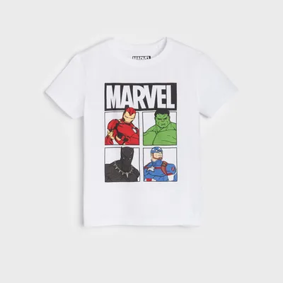 Sinsay Koszulka Marvel - Biały