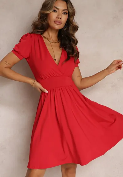 Czerwona Sukienka Agamia