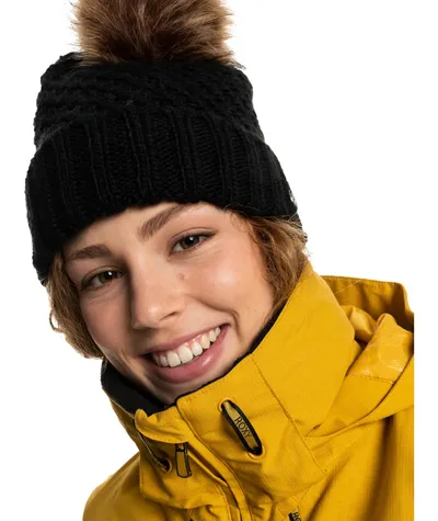 Roxy Damska czapka zimowa ROXY Blizzard - czarna