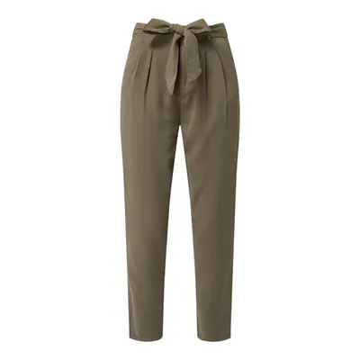 Vero Moda Vero Moda Spodnie z zakładkami w pasie o luźnym kroju z lyocellu model ‘Mia’