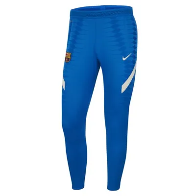 Nike Męski spodnie piłkarskie Nike Dri-FIT ADV FC Barcelona Strike Elite - Niebieski