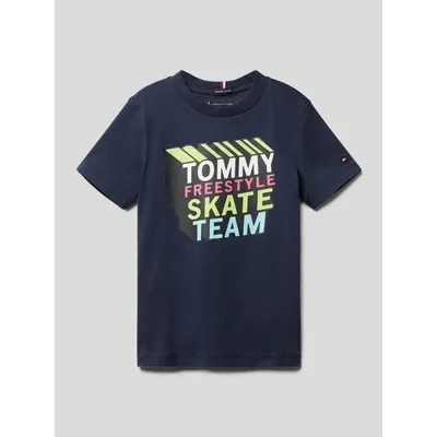 Tommy Hilfiger Tommy Hilfiger Kids T-shirt z nadrukiem z przodu
