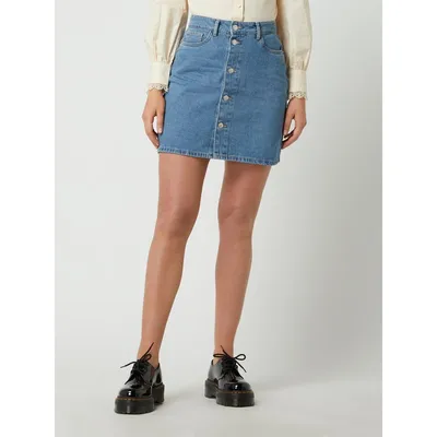 Vero Moda Vero Moda Spódnica jeansowa z listwą guzikową model ‘Harper’