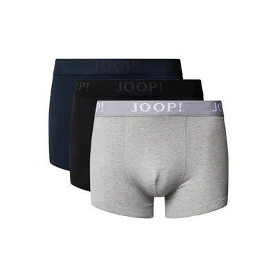 JOOP! Collection JOOP! Collection Obcisłe bokserki męskie z mieszanki bawełny i elastanu w zestawie 3 szt.