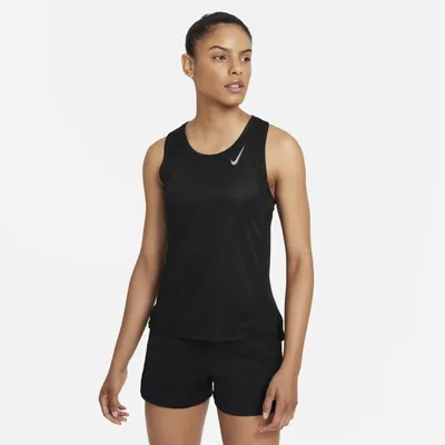 Nike Damska koszulka bez rękawów do biegania Nike Dri-FIT Race - Czerń
