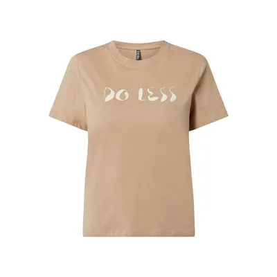 Pieces Pieces T-shirt z bawełny ekologicznej model ‘Liwi’