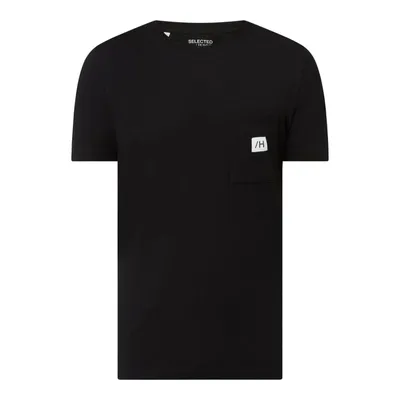 Selected Homme Selected Homme T-shirt z bawełny ekologicznej model ‘Enzo’
