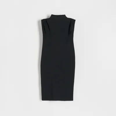 Dopasowana sukienka mini - Czarny