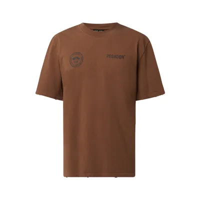 Pegador Pegador T-shirt o kroju oversized z logo model ‘Mike’