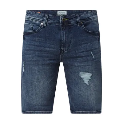 McNeal MCNEAL Bermudy jeansowe o kroju slim fit z dodatkiem streczu model ‘Cooper’